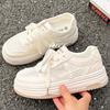 2024 Новая мода женская повседневная вулканизированная обувь Новая тенденция универсальная обувь на толстой подошве Женская дышащая теннисная обувь Zapatos