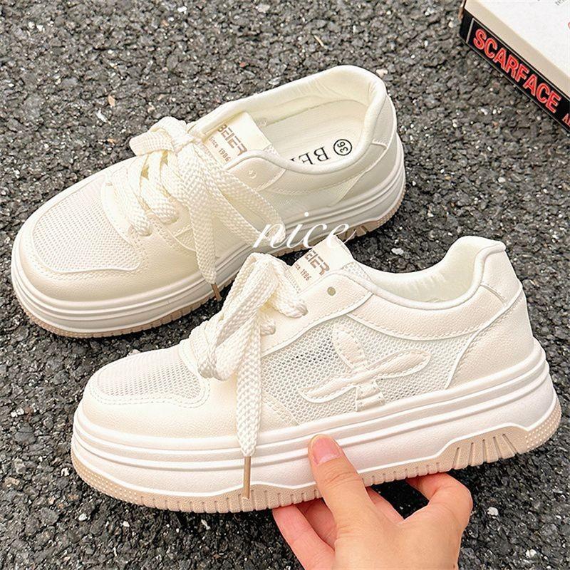 2024 Новая мода женская повседневная вулканизированная обувь Новая тенденция универсальная обувь на толстой подошве Женская дышащая теннисная обувь Zapatos