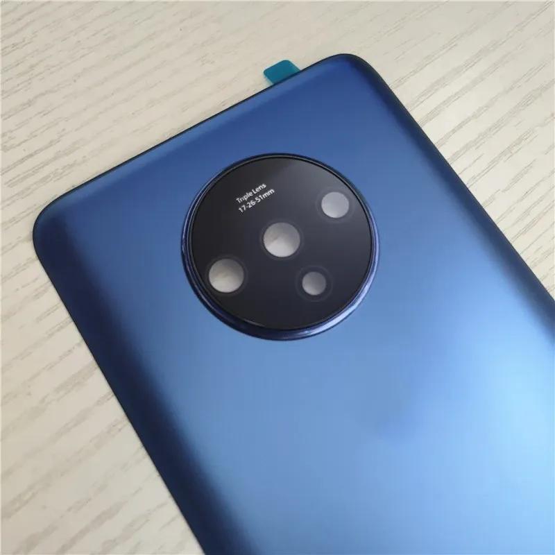 Housing Cover For Oneplus 7T One Plus Back Cover Battery Repair Replace Rear Glass Case Glue