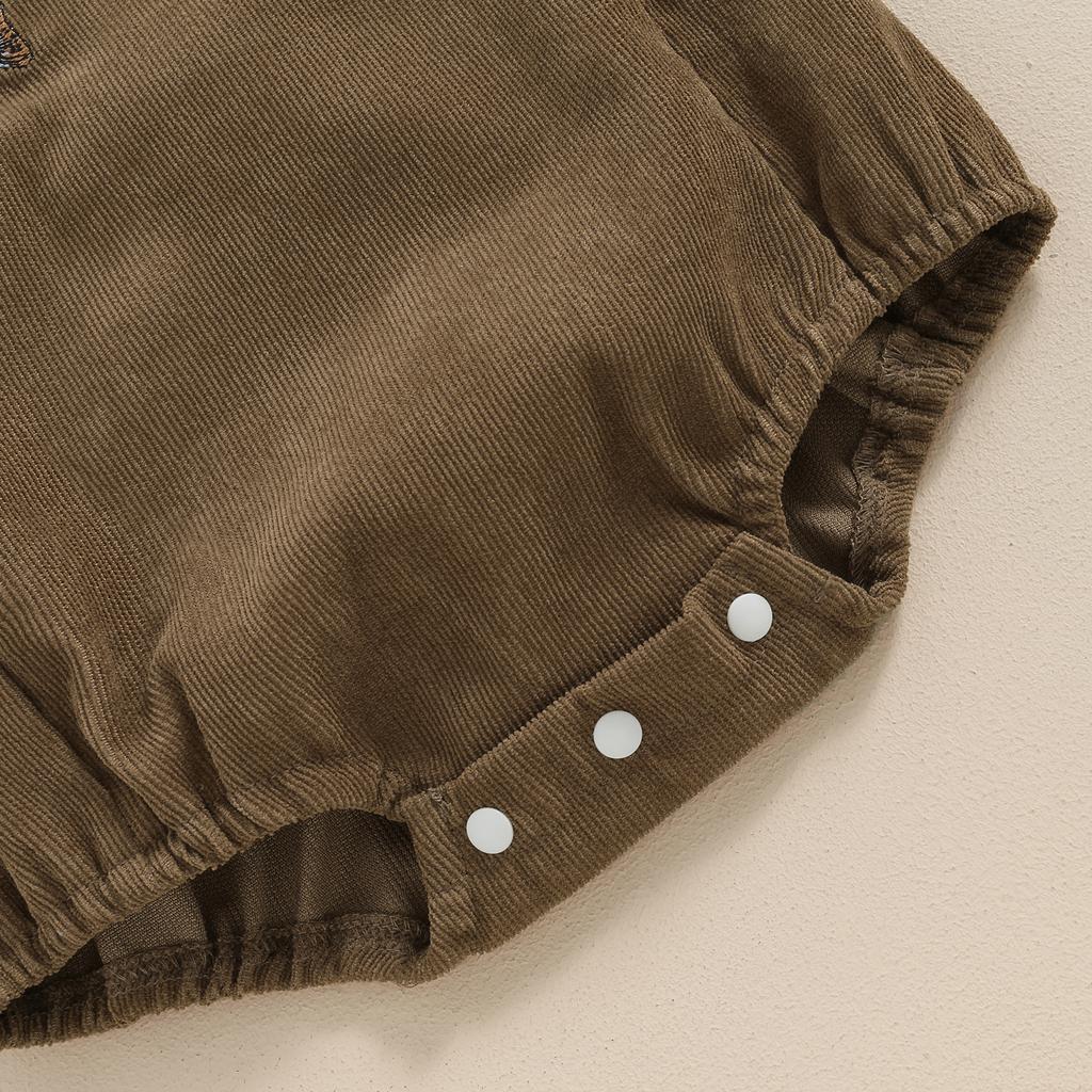 Комбинезоны для мальчиков и девочек без рукавов с вышивкой в виде рыбок из вельвета для новорожденных летняя одежда