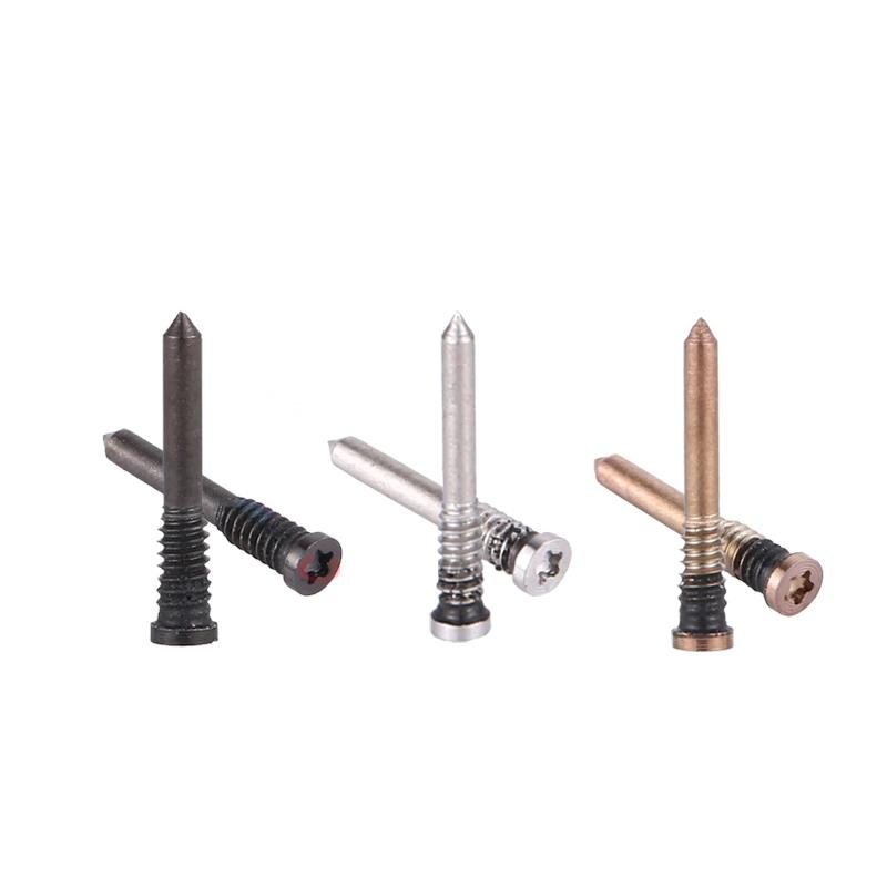 Bottom Screw Repair 100Pcs Set Mobile Phone Accessories For Apple iPhone 15 14 13 12 11 X 8 Pro Max Mini Plus Tail Plug Screws