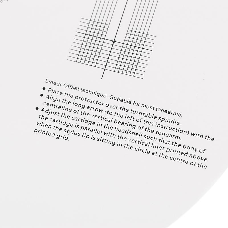 Калибровочная пластинка для звукоснимателя виниловой пластинки, измеритель расстояния, транспортир, регулировочный инструмент