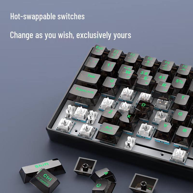 Lenovo Механическая игровая клавиатура Yinnengzhe GK502 Tri-Mode Gasket