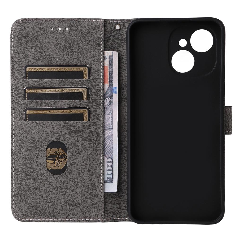 For TECNO Spark 40C Case Wallet RFID Blocking PU Leather Phone Cover Stand with Strap