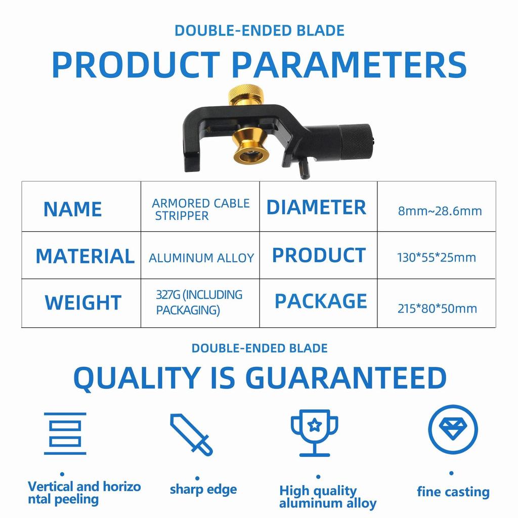 Горизонтальный бронированный нож для зачистки оптоволоконного кабеля 8-28,6 мм, машина для зачистки оптоволоконного кабеля, машина для резки бронированного оптоволоконного кабеля