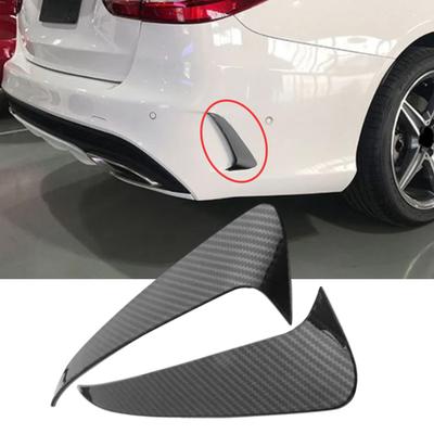 2 шт. Спойлер заднего бампера, накладка-заглушка с обеих сторон для Mercedes-Benz C-Class Estate S205 C180 C200 AMG 2015-