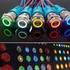 LANBOO 12mm Mini Push Button Switch 1NO 1A Latching Momentary With LED Status Light 5-24V 220V Economical Switches4
