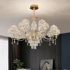 Chandelier Living Room Lights Modern Simple Atmosphere Crystal Lamps