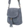 Vera Pelle Vanita Mint Suede Leather Handbag