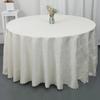 Жаккардовые скатерти для гостиниц, высококачественные однотонные скатерти для обеденных банкетов, свадеб, круглые элегантные водонепроницаемые скатерти
