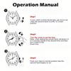 Fashion Soft Leather Strap Student Wristwatch Elegant Round Dial Wrist Watch Adjustable Quartz Clock For Men and Women