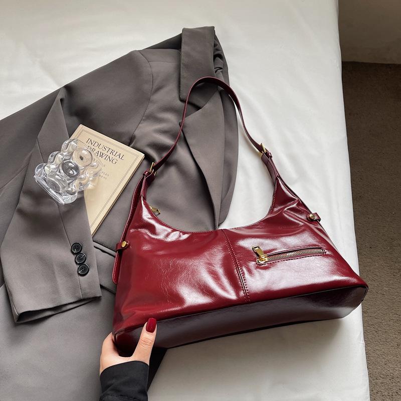 Новая трендовая сумка модная женская нишевая повседневная универсальная сумка-мессенджер в стиле ретро, сумка-тоут, сумка под мышкой