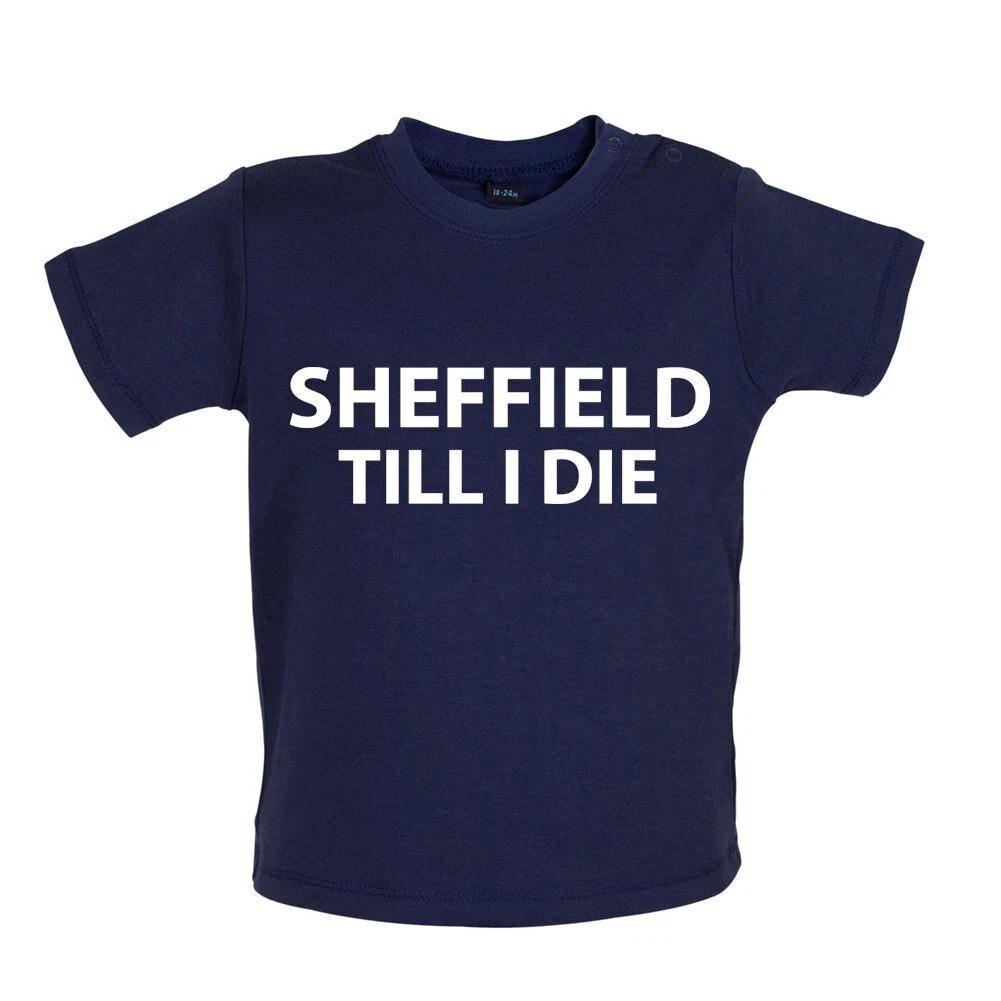 Sheffield Till I Die - Baby / Babygrow T-Shirt - UNITED FC Wednesday Blades Owls