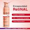 Regaliz JuveSkin 2X 0.1% Ночной крем с ретиналем | Инкапсулированный ретиналь, Трипептид меди, Гиалуроновая кислота, Комплекс керамидов и Транс-ресвератрол | Сглажи