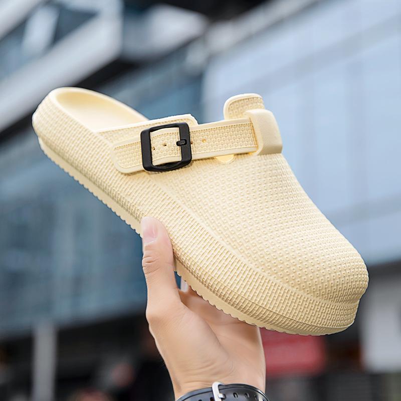 Модные Высококачественные Удобные Мужские Водонепроницаемые Садовые Туфли Регулируемые Сандалии женские Сабо Скользкие Модные Стельки Мужские Шлепанцы-Мюли