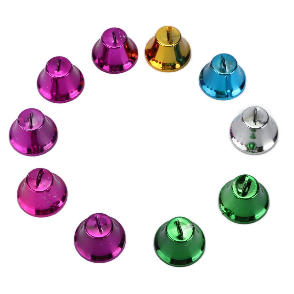 10 шт. Разноцветные колокольчики Птица Сделай сам Аксессуар Разноцветные Железные Интерактивные Игрушки-колокольчики для Попугаев 3,2 см