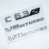 Car Tuning For Mercedes Benz AMG C Class W204 W205 C63 C63S Letter Logo 3D ABS Sticker Car Rear Trunk Emblem Nameplate Decals ZA1