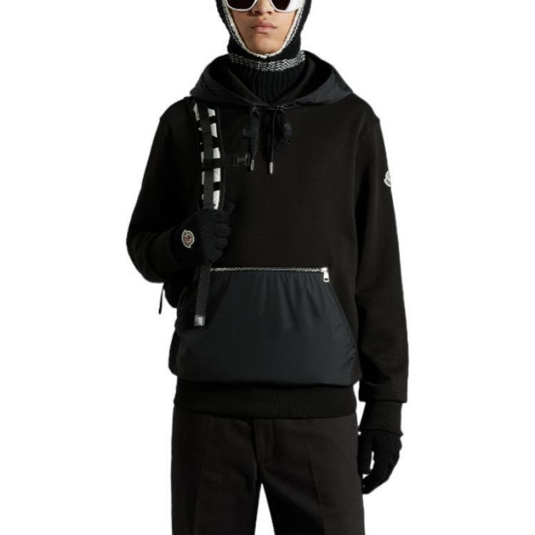 Moncler Panelled Cotton Hoodie H20918G00004809KR999