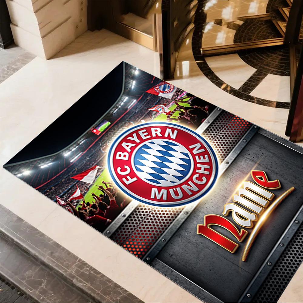 Bayern Munich Fan Artwork Area Rug Perfect for Game Room Foyer Decorate room Living Rooms Anti-slip Rug Office home decor