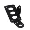 Боковой регулируемый кронштейн номерного знака для мотоцикла, slotted aluminum plate bracket для чистой кастомной компоновки задней части