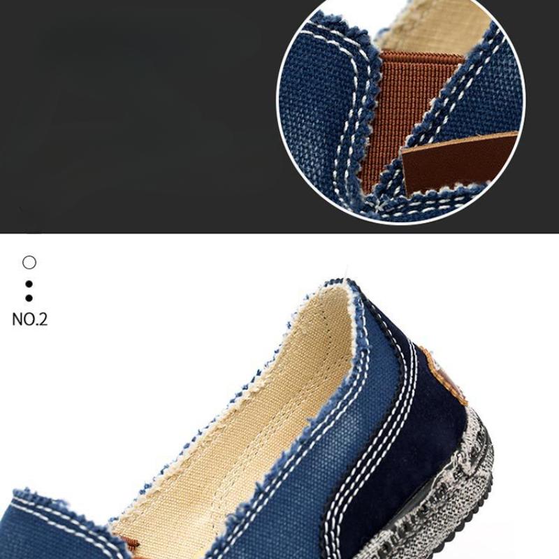 Fashionable Retro Canvas Shoes, Casual and Versatile Lazy Shoes, Soft-soled Beanie Shoes