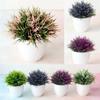 Realistic Flowers Artificial In Pot Fake False Plants Potted Home Garden Decor