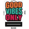 Ofixo Wooden Showpiece Gud Vibes Only Quotes For Study Table Home Decoration