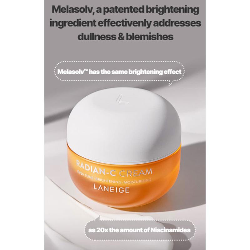 LANEIGE Radian-C Cream - Tone Up Booster 30mL (3 Options)