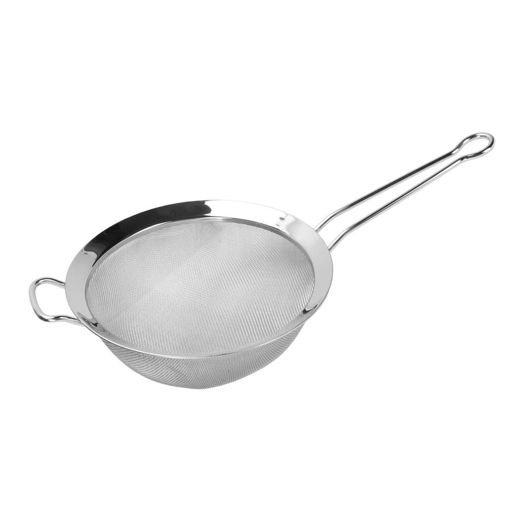 Large Mesh Strainer 316 Stainless Steel Colander Sieve Sifter with Sturdy Handle for Pasta Fruits Vegetables Easy To