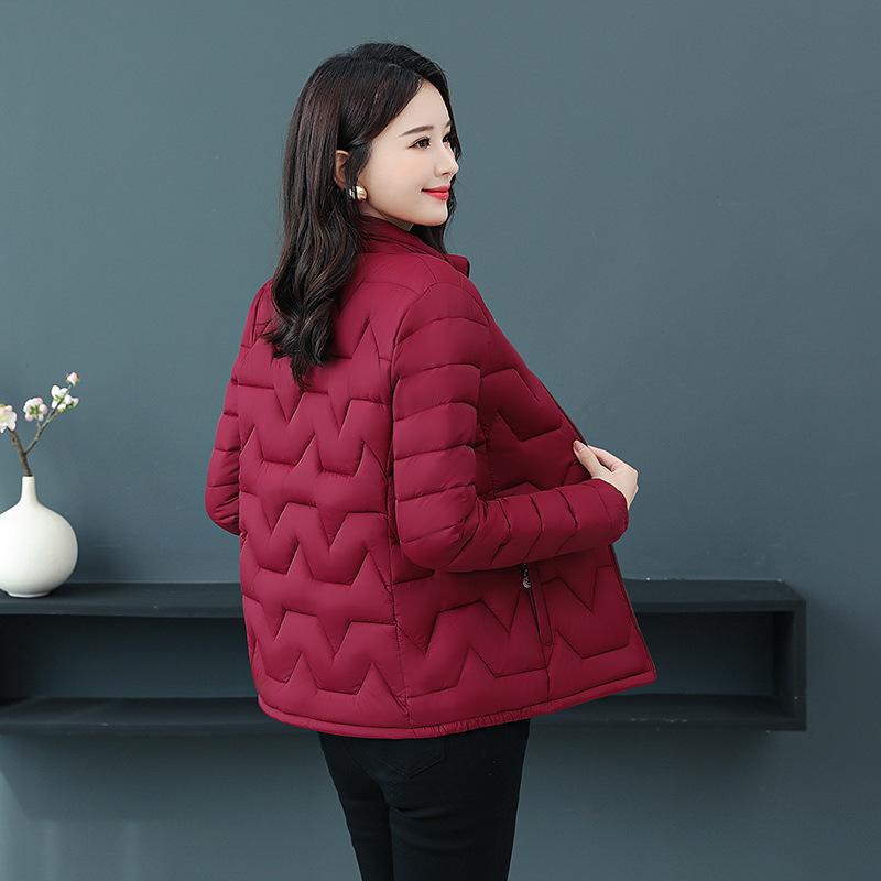Женская куртка-пуховик с утолщенным пуховым воротником больших размеров, осень и зима, короткая свободная теплая верхняя одежда