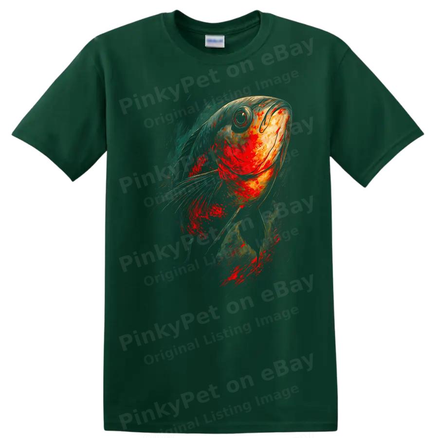 Fish Art T Shirt Colorful Fish Design for Ocean Lovers Graphic Tee
