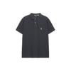 Polo SS23 Solid Color Logo Embroidered Short Sleeve Polo Shirt Men Tops Midnight-Black 710794276-057