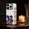 Чехол для телефона S-Sombr для iPhone 17 16 15 14 13 12 11 Pro Max Plus Серебристый Матовый Черный Чехол