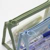 PVC Kawaii Transparent Pencil Case Waterproof Pencil Bags for Students Stationery School Supplies Portable Pen Pencil Pouch Bag