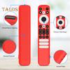 Silicone Remote Case Anti-Slip Protective Controller Sleeve 360 Degree Protection Shockproof Remote Control Case for TCL RC902V/802NU1