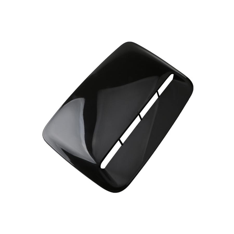 Глянцевый черный АБС пластик Автомобильный воздухозаборник Капот Совок Вентиляционное отверстие Декоративная крышка Универсальный