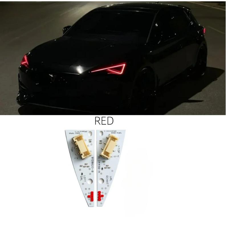 2 шт. Красные Белые Желтые Синие Светодиодные Платы Дневного Света Для SEAT Leon MK4 -2024 Ремонт Модуля Фары Дневного Света
