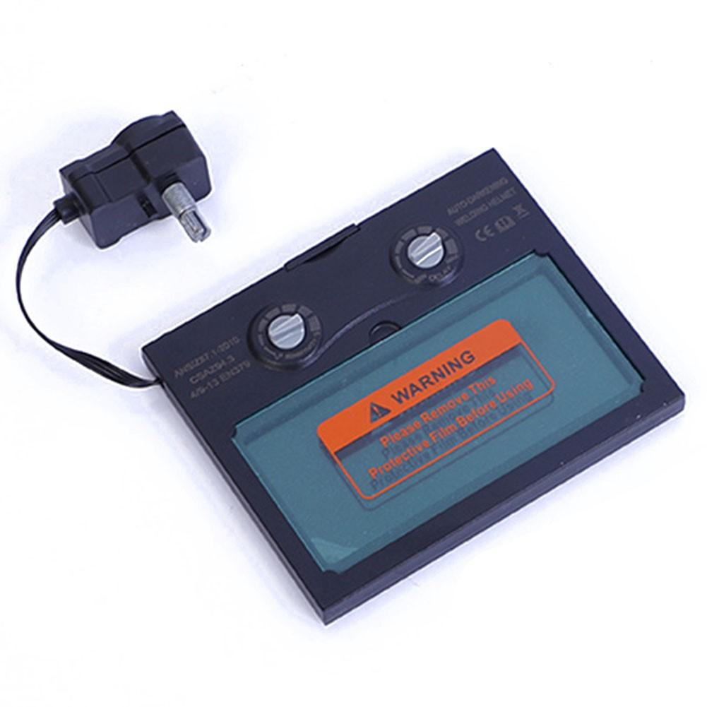 110 * 90 мм Объектив сварочного шлема Высокочувствительная солнечная панель