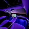LEDCARE 9-In-1 RGB-Auto-Innenleuchten Mit App Und Fernbedienung, 16 Millionen Farben, Umgebungsbeleuchtungsset Mit 5 Glasfaser-LED-Streifen Und 4