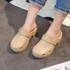 Fashion Litfun Fashion Women's Heel Clogs EVA Soft Sole Comfortable Women's Sandals Simple Designed Slippers Non-slip Lightweight Slides