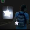 5pcs/set Starry Night Reflective Keychain -Creative PVC Glow Safety Bag Charm for Backpacks Cycling Gear Night Warning Keychain