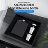 8 унций 4 в 1 подарочный набор портативная фляжка из нержавеющей стали карманная кружка для вина бутылка для виски с коробкой мини-посуда для напитков бутылка для алкоголя
