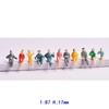 Sand Table Scene Railway Sitting Passengers Miniatures People Figures Seated Painted Model