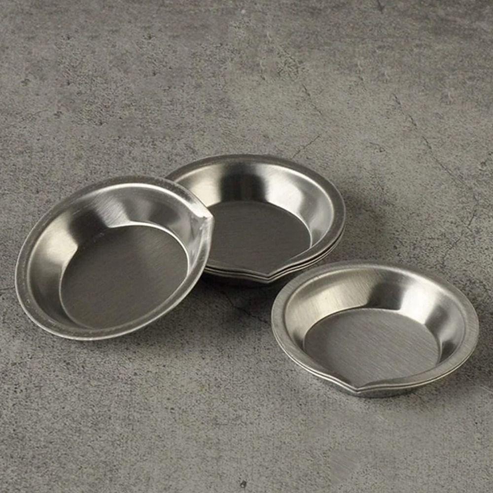 6pcs DIY Coloring Tool Oil Paint Mixed Tray Stainless Steel Color Mixer