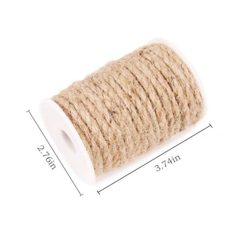 Bag Gardening Burlap Wedding Twine Thick Ribbon Party Decor DIY for Craft Cord String Jute Rope