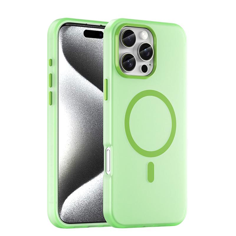 KEYSION Прозрачный матовый чехол для MagSafe для iPhone 13 Pro Max Силиконовый+ПК противоударный чехол для задней панели телефона для iPhone 12 11 Pro Max
