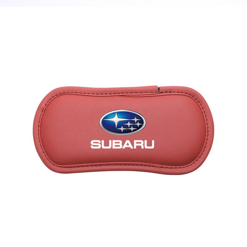 Leather Car Knee Pad Elastic Leg Cushion Armrest Pad Accessories For Subaru XV Legacy Impreza Crosstrek Forester Outback Smart wr3