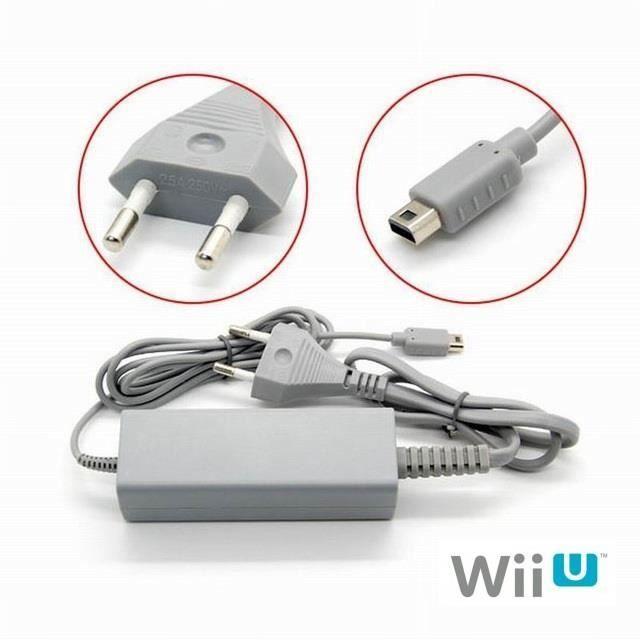 KM ENERGY - adaptable Adaptateur Secteur Chargeur Alimentation 100V-240V Pour WII U Gamepad Manette EU prise