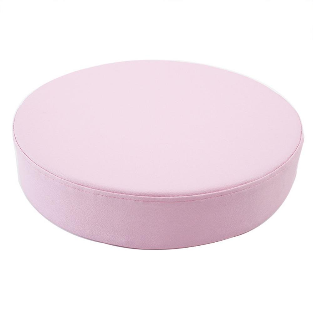 Thicken Leather Round Cushion Japanese Style Upholstered Cushion Simple Sponge Cushion  for Home