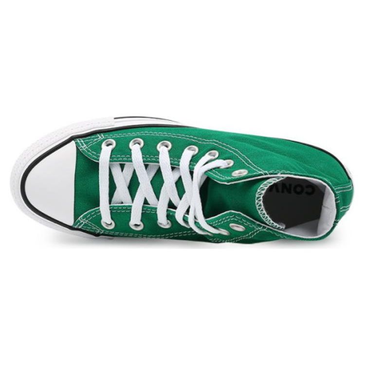 Converse Chuck Taylor All Star Удобные Универсальные Высокие Кеды из Канваса Унисекс Зеленые 164027C